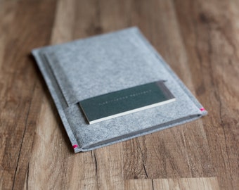 Kindle Case - Voyage, Paperwhite, Oasis, Fire cover sleeve with pocket for notes
