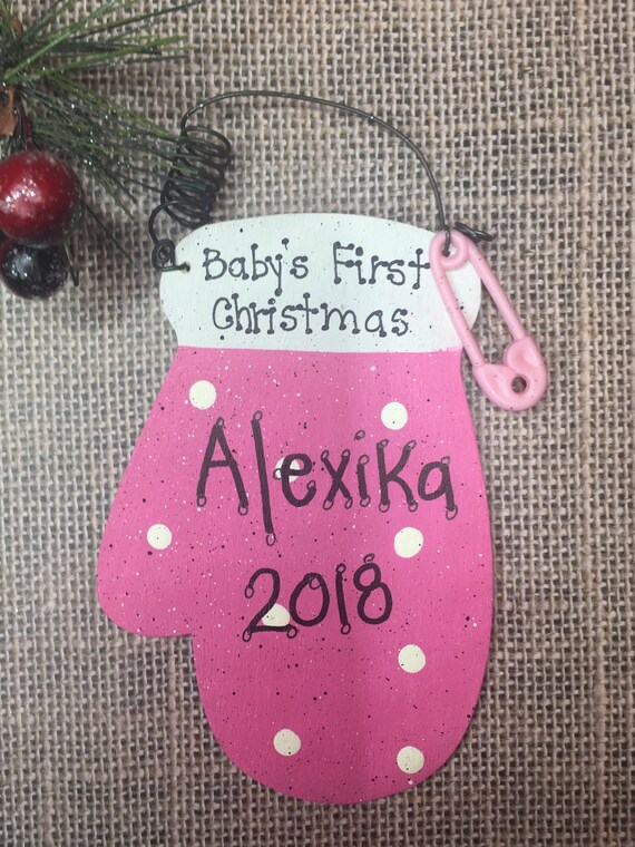 baby's first christmas stocking 2018