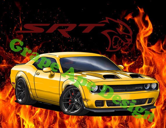 2008 to 2023 Dodge Challenger Print Make It Look Like Your Car - Etsy