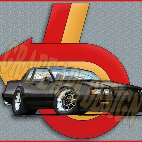 Buick Grand National Wall Art Etsy