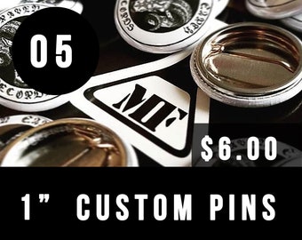 5 Custom Buttons | 5 Custom Pins  | Backpack Pins | Gift Pins |
