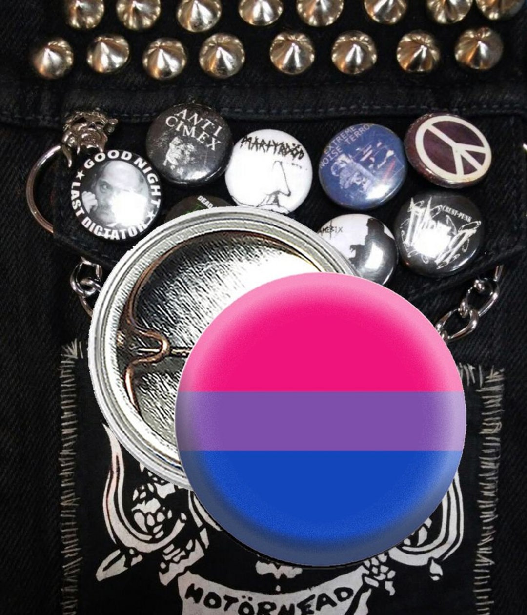 Bisexual Pin | Bisexual Flag Pin | Gay Flag Button | Gay Pride Button ...