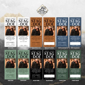 Stag & Doe Tickets - Simple + Classy
