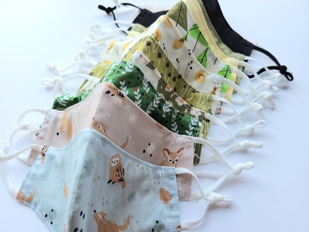 KID 3 layered Organic face mask