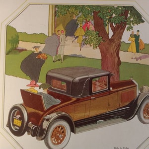 1920&#39;s Luxury Automobile Advertisements ~ Cadillac, Lincoln, Pierce-Arrow, Buick  ~ Lot of 9