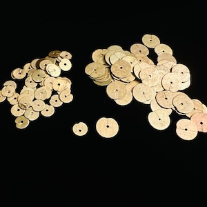 Hand crafted Brass or Silver Sequins/Spangles