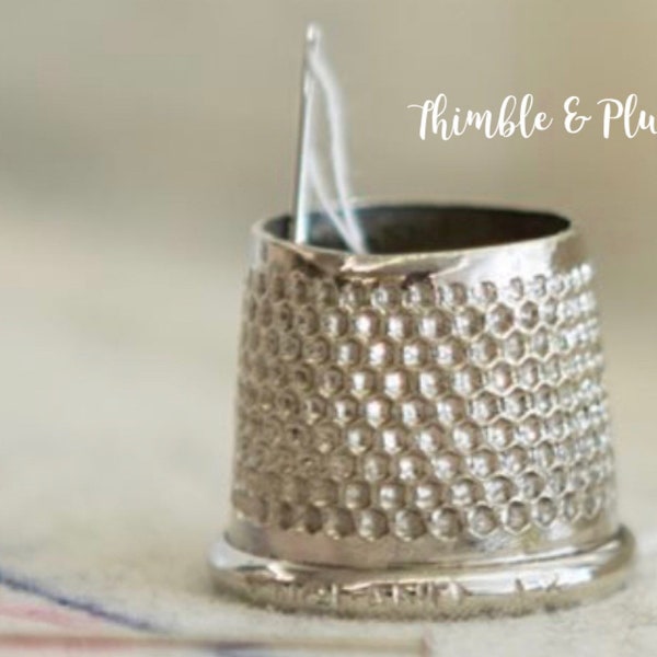 Thimble, Open Top Tailor's Thimble for Handsewing