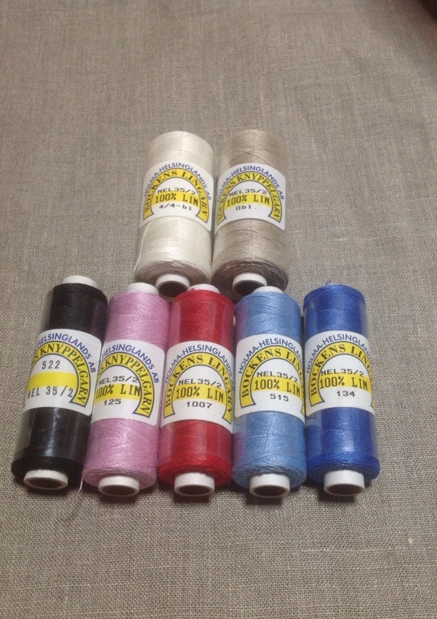 Linen Thread Several Colours - Etsy