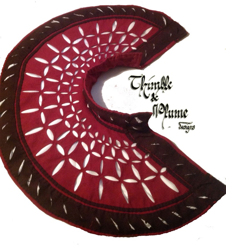 PATTERN Gollar 16th C Germany Trossfrau thimble&plume Etsy