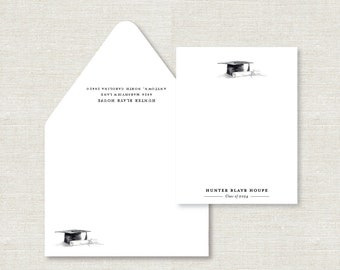 Personalized Graduation Thank You Cards: High School or College (Set of 10)