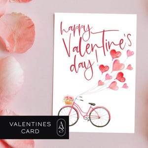 Generic Valentine&#39;s Day Card, Romantic, Sweet Love Card for Him or Her, Printed, Unique Design, Valentine&#39;s Day, Heartfelt