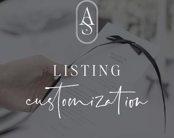 Listing Customizations & Upgrades