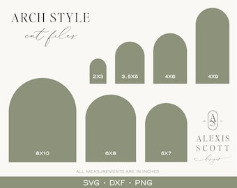 Arch SVG Cut Files: Wedding Invitation Template (Digital Download)