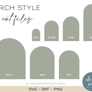 Arch Style Cut Files, Arch Cutting Template SVG, Arch Wedding Invitation Template, Arch Shape svg, Arch Invite, Cricut arch file