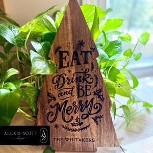 Christmas Cutting Board | Custom Cutting Board | Personalized Cutting Board | Christmas Gift