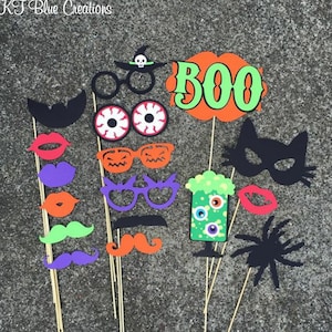 Fun Halloween Photo Props - Halloween Photobooth - Halloween Party - Photo Booth Props - Halloween Photo Booth - Party Props - Photo Props
