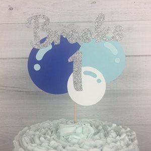 Bubbles Cake Topper - Bubble Birthday - Boy Bubble Party - Ocean Bubbles - Bubble Cake Topper - Bubble Party Decor - Choose Your Colors