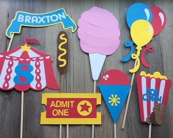 Circus Photo Props - Circus Birthday - Carnival Birthday - Big Top Photo Props - Photobooth Props, Photo Booth - Circus Photobooth  Props