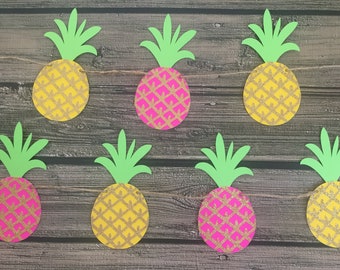 PINEAPPLE Garland - Tropical Banner - Pineapple Banner - Tutti Frutti Party - Luau Decor - Tropical Birthday - Summer Party - Birthday Party