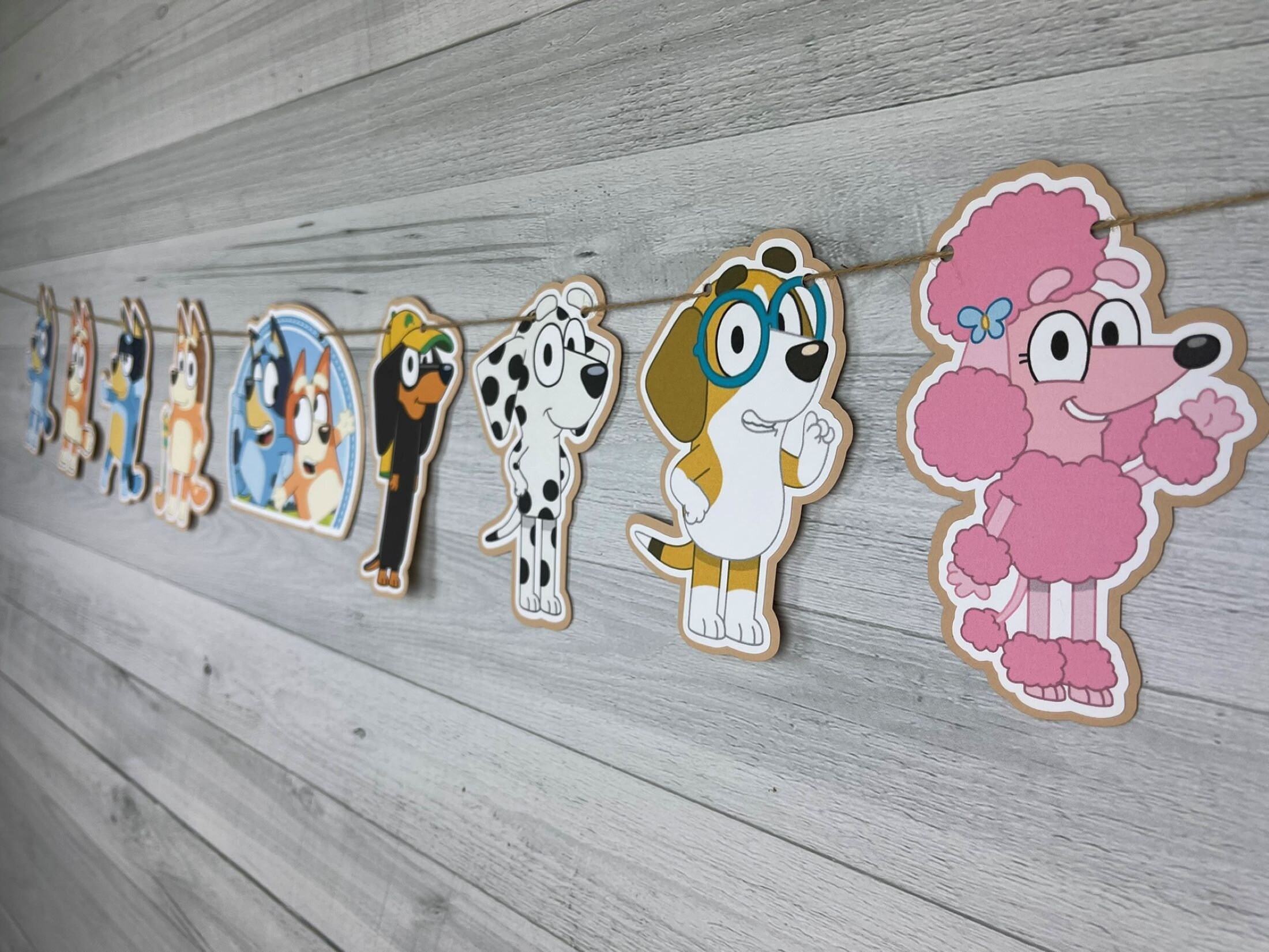 Blue Dog & Friends Garland