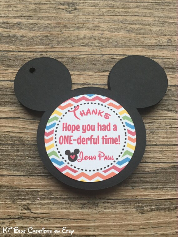 Thank You Mouse Gift Tags | Set of 6 Thank You Mouse Gift Tags | Set of 6