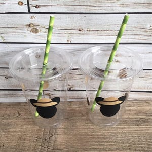 Mickey Safari Party Cups - Jungle, Safari - Mickey Safari Birthday - Mickey Party Cups - Mickey Mouse Jungle Party Decor - Mickey Birthday image 2