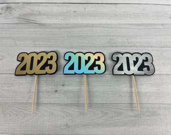 2026 Cupcake Toppers - 2026 NYE Toppers - New Year's Eve Decor - NYE Party - Foil Cupcake Toppers - Year Cupcake Toppers - New Year's 2026