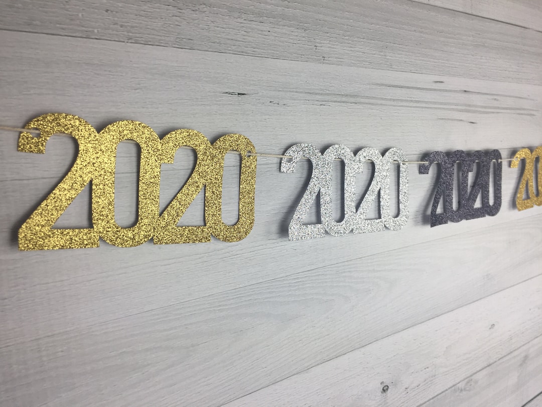 2026 Garland - New Years Eve Banner - 2026 Banner - New Years Eve ...