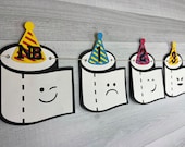 Toilet Paper First Year Banner -Funny 1st Birthday -Quarantine 1st Year Banner -QuarONEtine Birthday - Monthly Photo Banner - Picture Banner Il_170x135