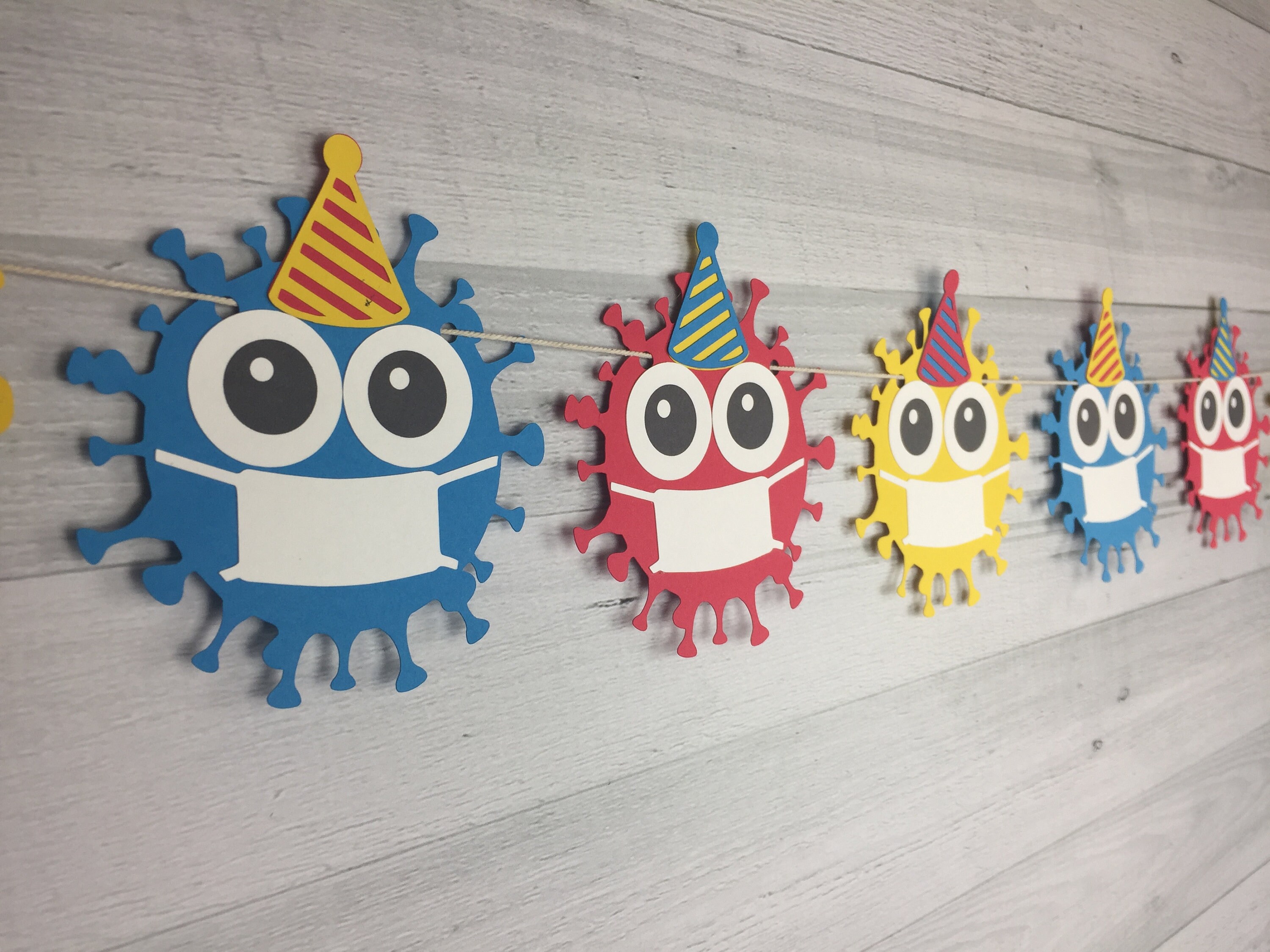 Quarantine Garland - Quarantine Birthday - Choose Length - Quarantine…