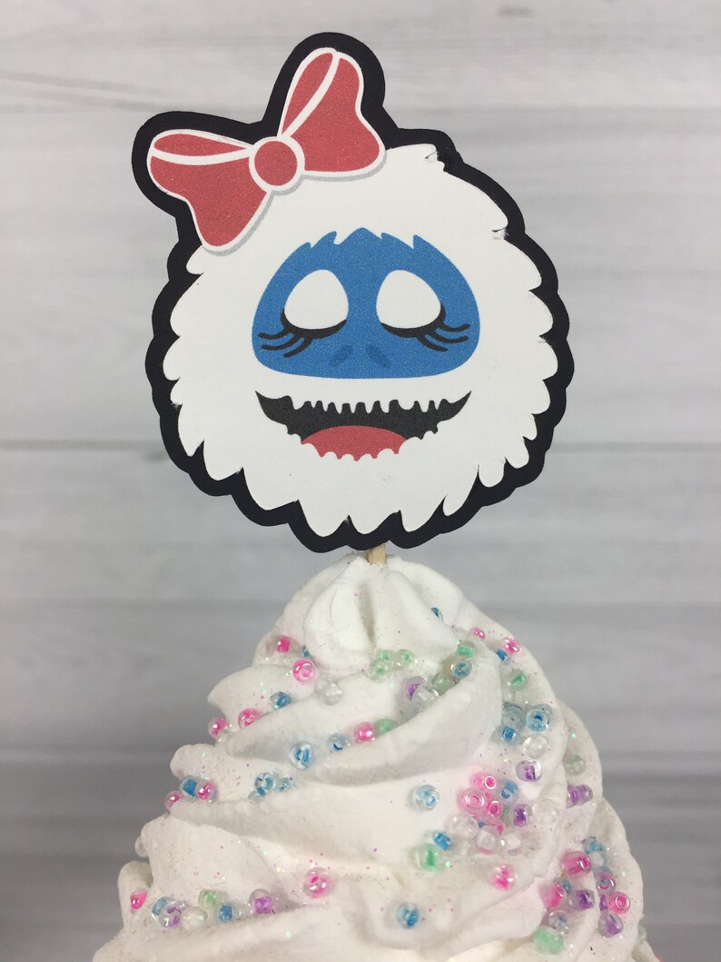 Yeti Cupcake Toppers yeti Gender Reveal Shower boy Yeti Etsy