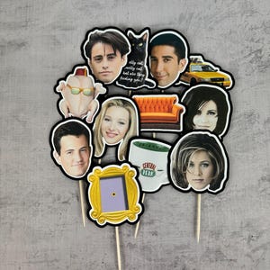 90&#39;s Party Cupcake Toppers - 1990&#39;s Party - Retro 90&#39;s Toppers - 90&#39;s Sitcom Party Toppers - 90&#39;s Theme Birthday - 90&#39;s Pop Culture Toppers