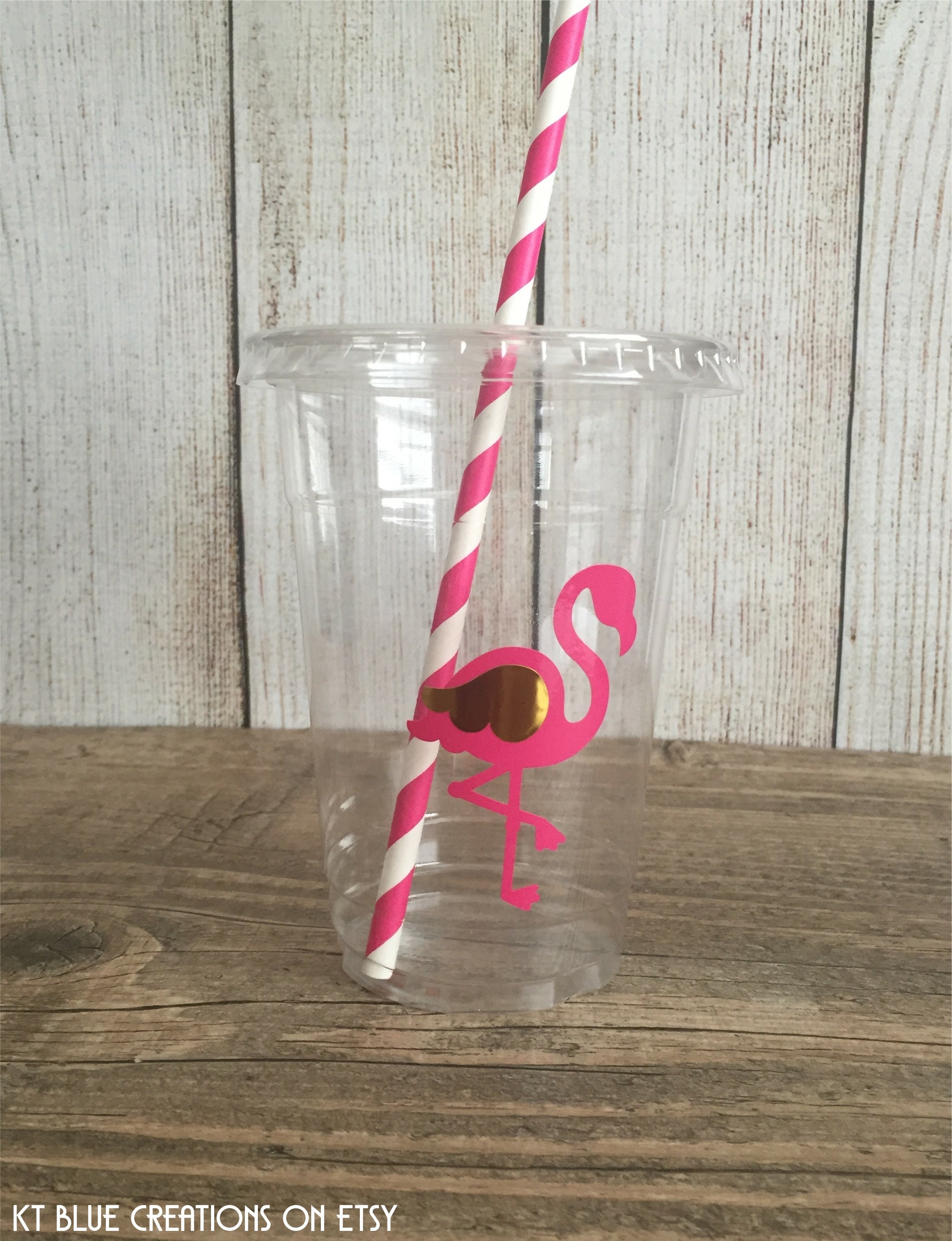 Flamingo Party Cups Flamingo Birthday Pink/Gold Flamingo Etsy