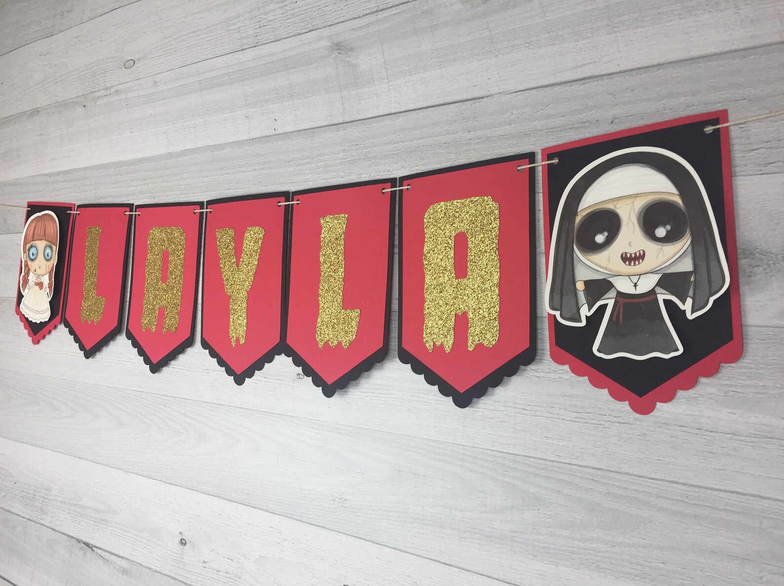 Horror Movie Name Banner Cute Horror Banner Choose Your - Etsy