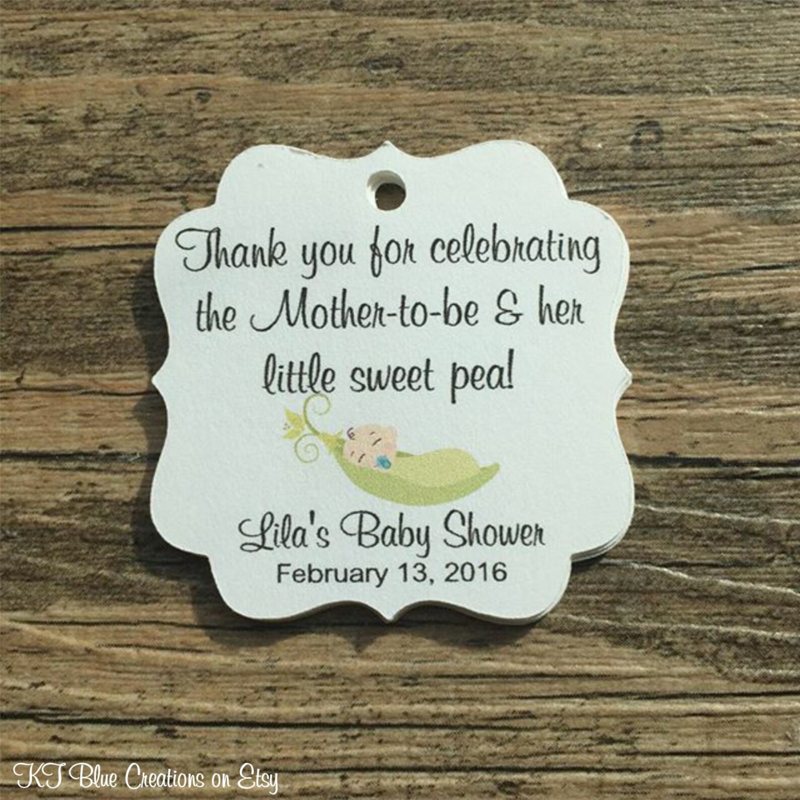 Sweet Pea Baby Shower Favor Tags Pea in A Pod Tags Sweet Etsy
