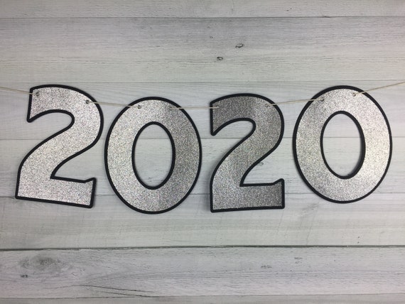 2020 Banner -New Years Eve Banner - 2020 Banner - 2020 NYE Party - NYE 2020- 2020 Retirement Banner - 2020 Graduation Banner - Choose Colors Il_570xn
