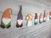 Gnome Garland - Christmas Gnomes - Garden Gnomes - Gnome Birthday Garland - Gnome Banner - Gnomes & Mushrooms - Hanging with my Gnomies 