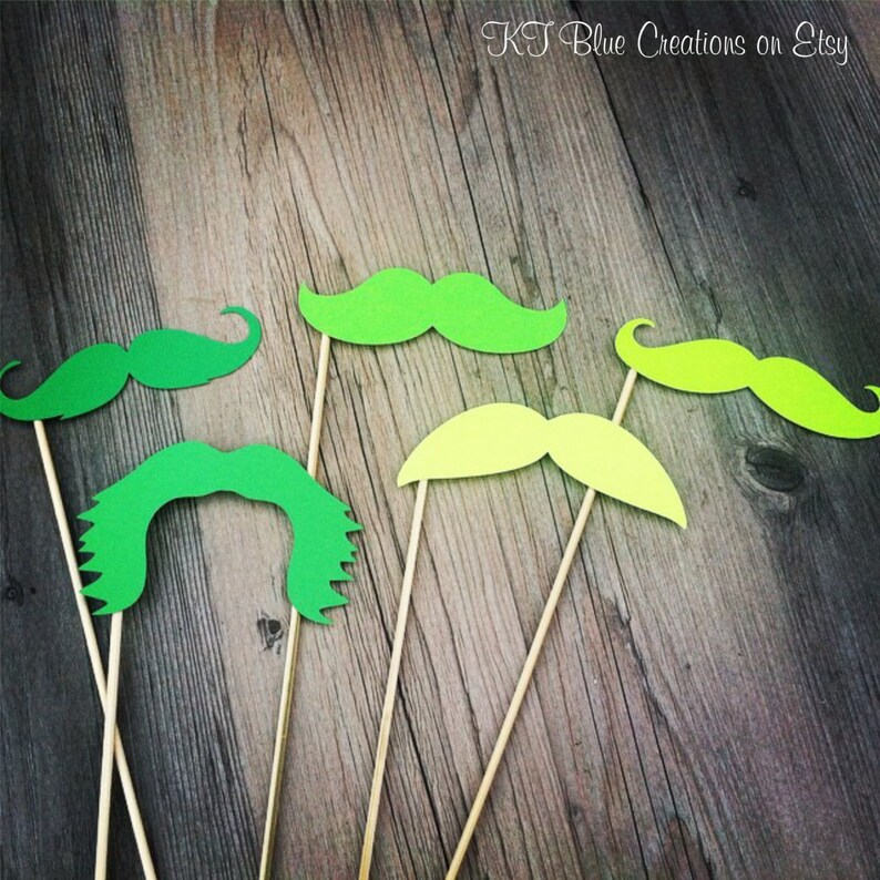 Patrick/'s Day Props Mustache /& Lips Photo Props St Holiday Photo Props Christmas Photo Props Photo Booth Props Photobooth Props
