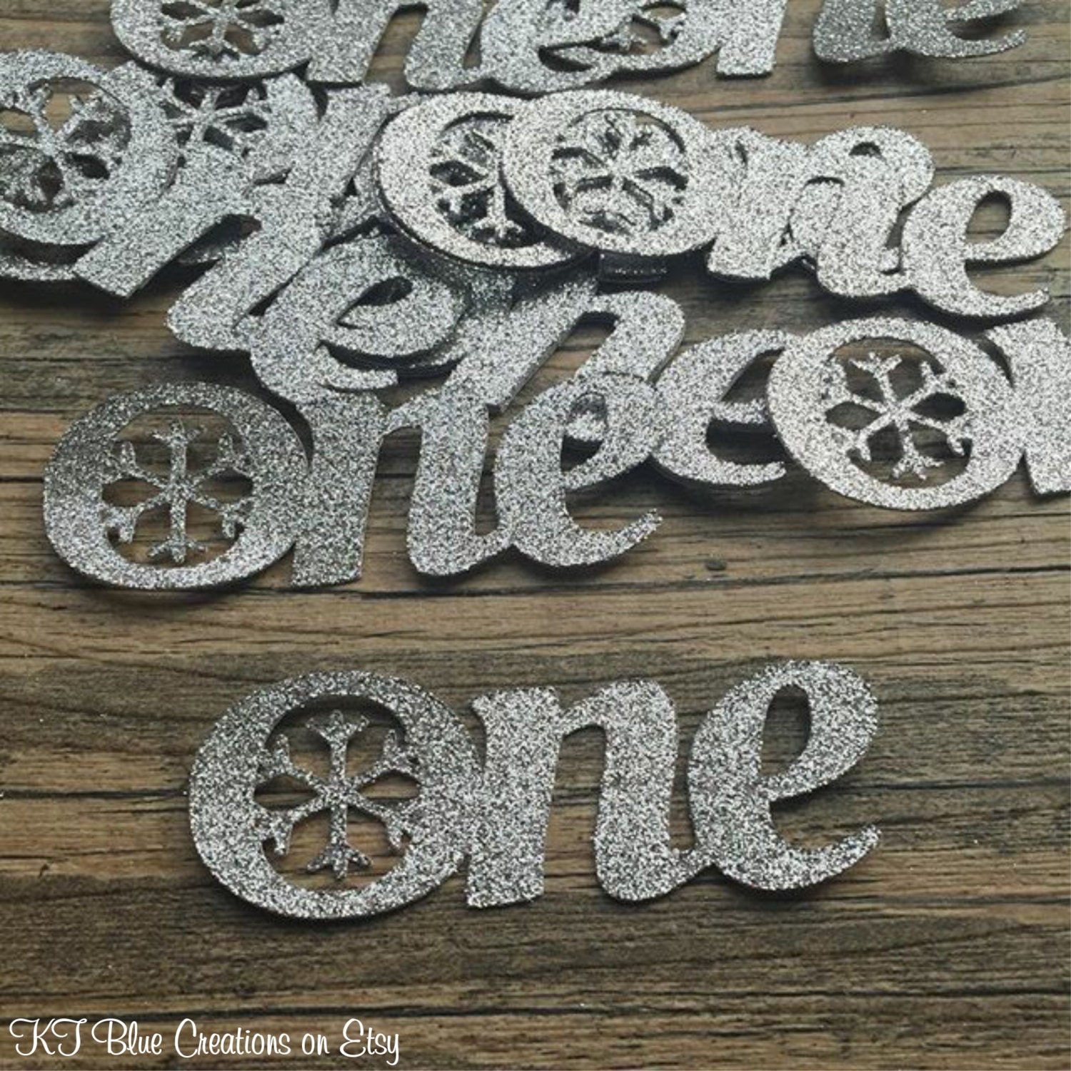ONE Confetti Winter ONEderland Birthday 1st Birthday Confetti First Birthday Age Confetti Number One Die Cuts 40 pieces