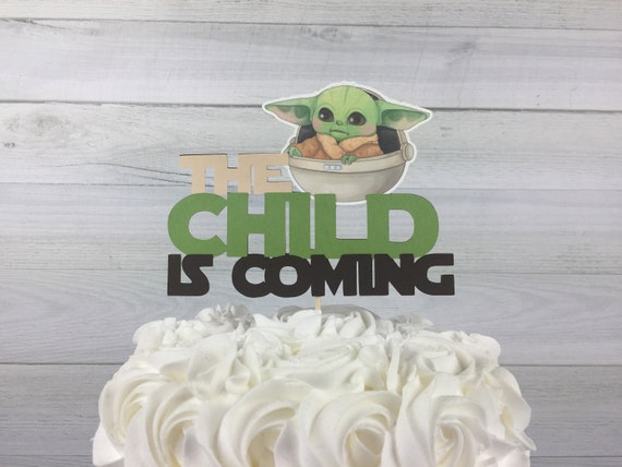 The Child Is Coming Cake Topper Baby Alien Child Baby Shower Etsy The Child Is Coming Cake Topper Baby Alien Child Baby Shower Etsy