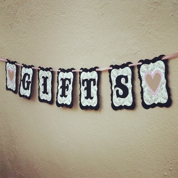 Mini Banner Gifts Banner Wedding Gifts Banner Gift Table Sign