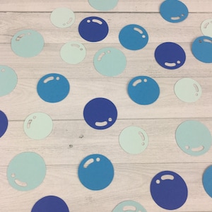 Bubbles Confetti - Bubble Birthday - Boy Bubble Party - Ocean Bubbles- Bubble Confetti - Party Confetti- Bubble Decor- Choose Your Colors