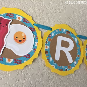 BREAKFAST Banner - Rise &amp; Shine Banner - Breakfast Party Decor - Brunch ...