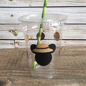 Mickey Safari Party Cups - Jungle, Safari - Mickey Safari Birthday - Mickey Party Cups - Mickey Mouse Jungle Party Decor - Mickey Birthday image 4