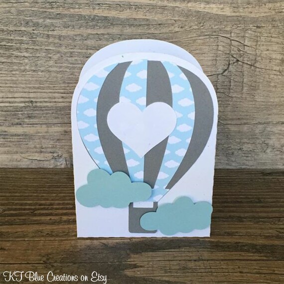 Hot Air Balloon Favor Boxes - Hot Air Balloon Birthday - Hot Air Balloon Shower - Up & Away Decor - Baby Shower Favors - Small Treat Boxes Il_570xn
