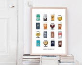 BESTSELLER Beers of Rochester Print Poster
