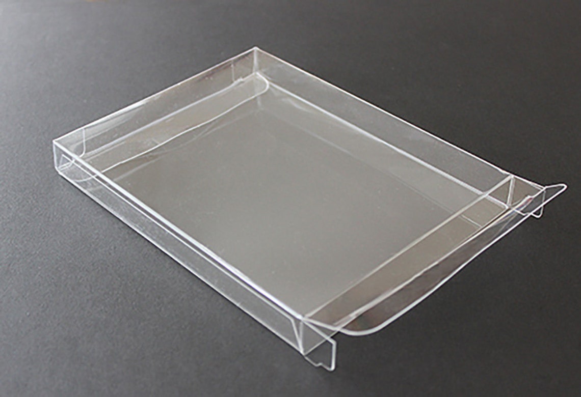 A6 Clear Plastic Notecard Boxes Set of 25 47/8 x Etsy