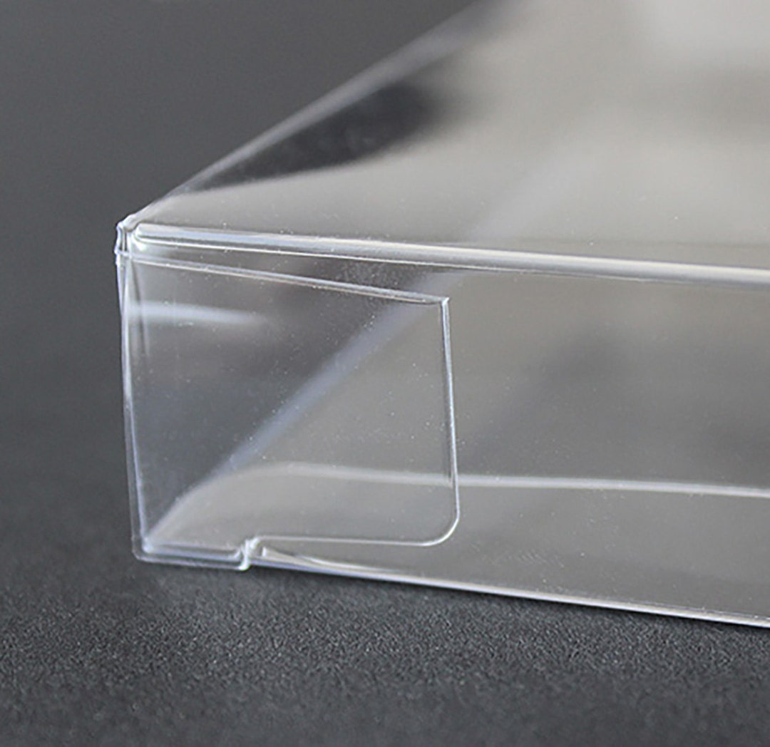A6 Clear Plastic Notecard Boxes, Set of 25, 4-7/8
