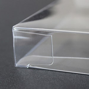 2pieces 130mmx90mmx50mmheight Rectangle Clear Ps -   Small glass  bottles, Clear box, Glass bottles with corks