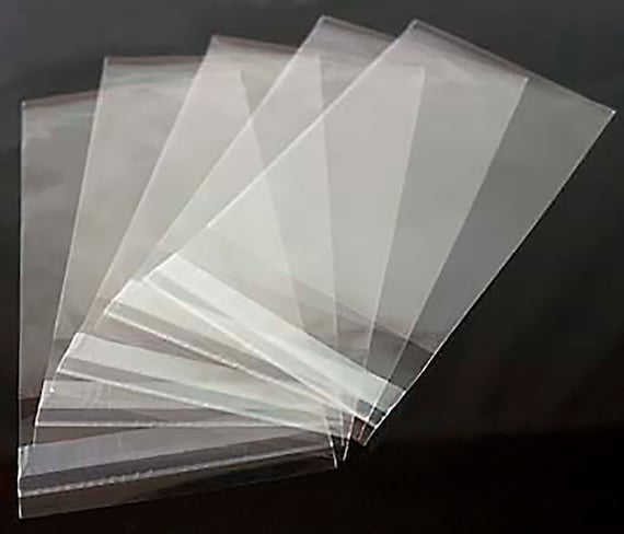 Clear Greeting Card Bags and Notecard Sleeves, Packs of 100 Pieces, Choice  of 8 Different Sizes